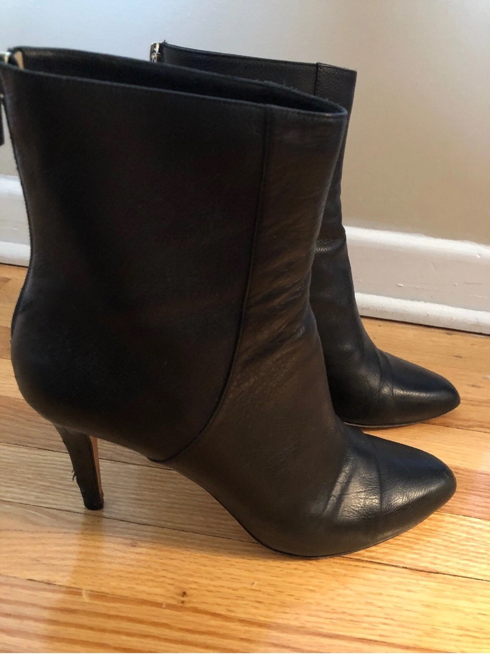 Jimmy Choo Boots Black Leather 41